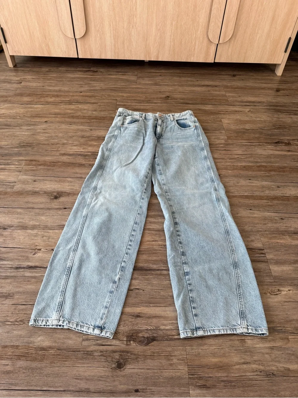 NWT Free People Aster High Rise Straight Leg Jeans